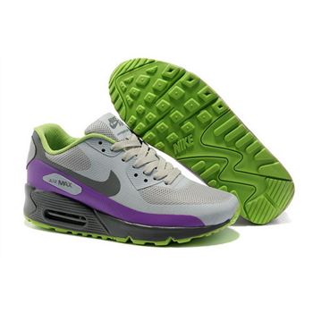 Nike Air Max 90 Hyp Frm Women Gray Purple Running Shoes Portugal